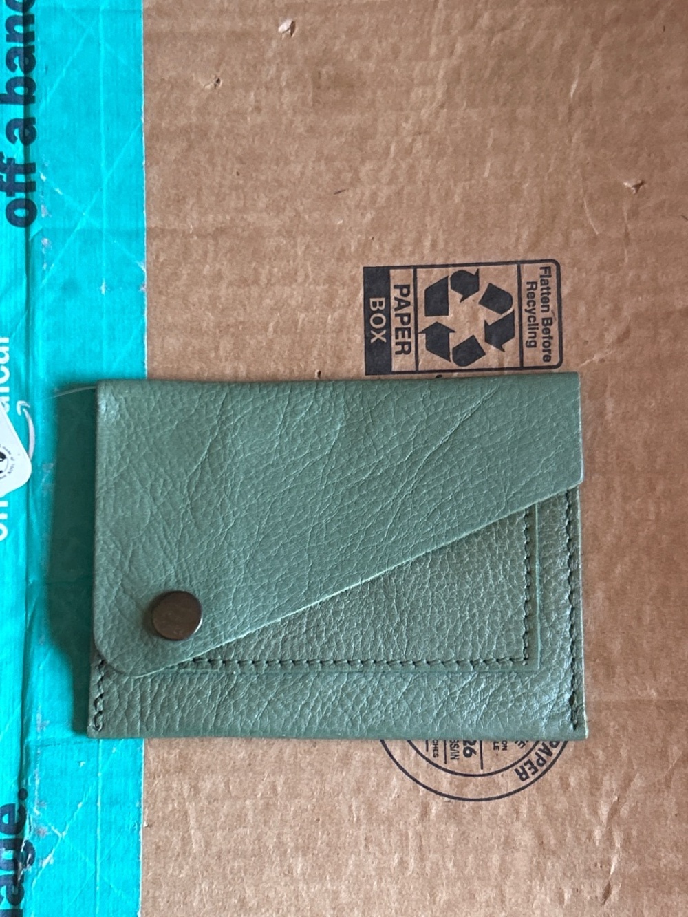 Free People Sol Fold Wallet Green Softest Sage Women